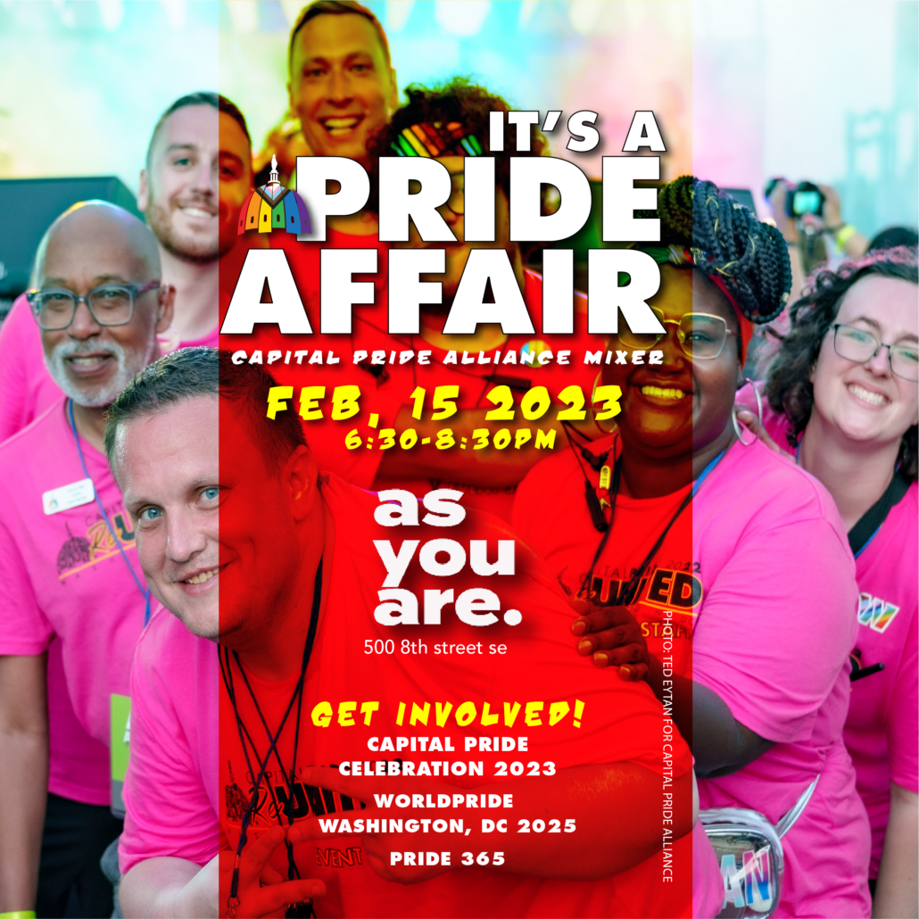 It's A Pride Affair Capital Pride Mixer Capital Pride Alliance