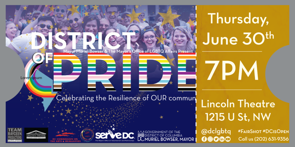 District Of Pride Showcase Capital Pride Alliance