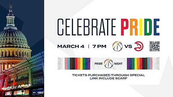 Pride Night OUT at the Washington Wizards - Capital Pride Alliance